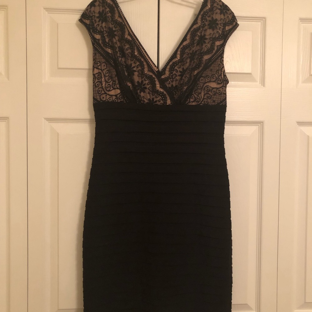 Black & Lace Black Dress